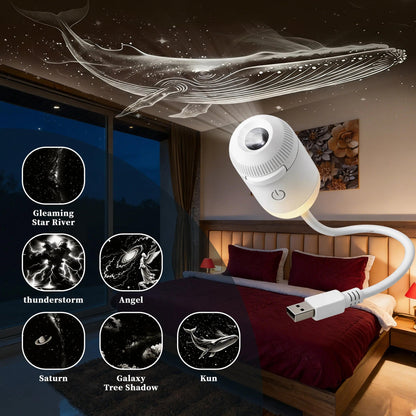 🎁 30% OFF! 🎁 PKNEW® NEXT-GEN SMART PROJECTION HD Smart Dynamic 5D Holographic Night Light Projector