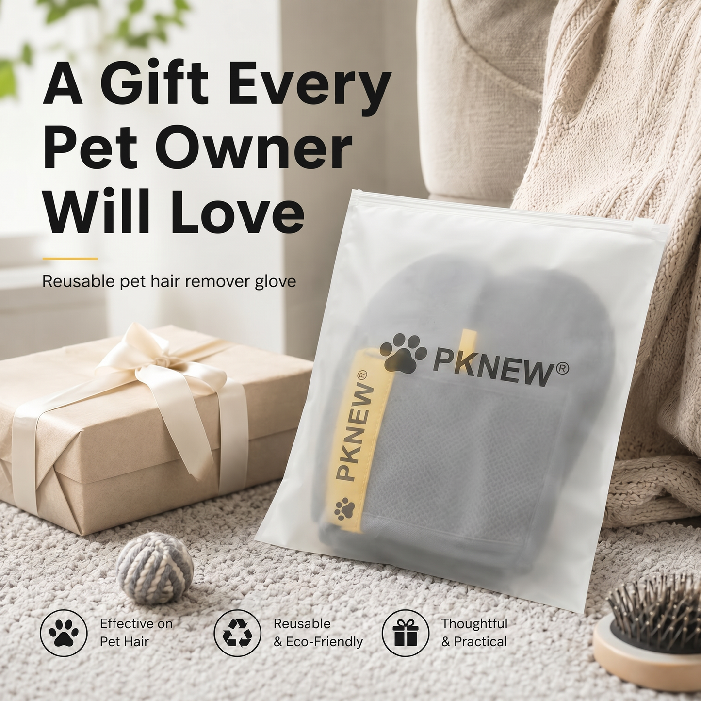 Extra 30% off on sale items🔥 |:PKNEW® 🎁Electrostatic Pet Hair Removal Glove – Lifts Embedded Fur in Seconds, Reusable & Washable, Works on Sofas, Clothes & Cars🎁