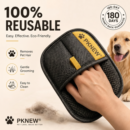 Extra 30% off on sale items🔥 |:PKNEW® 🎁Electrostatic Pet Hair Removal Glove – Lifts Embedded Fur in Seconds, Reusable & Washable, Works on Sofas, Clothes & Cars🎁