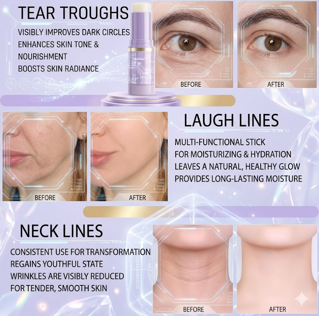 Hydrating Collagen Multi-Balm Stick for Face & Neck | Instant Firming & Glow