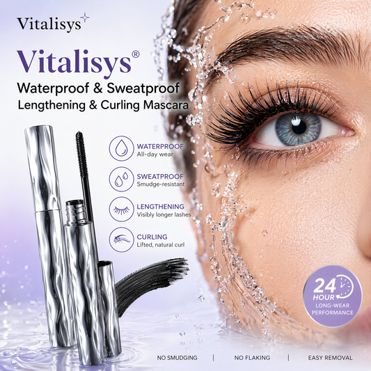 ✨Day Sale 50% OFF🎉Vitalisys®Waterproof & Sweatproof Lengthening & Curling Mascara🔥2026 Hot Sale🔥