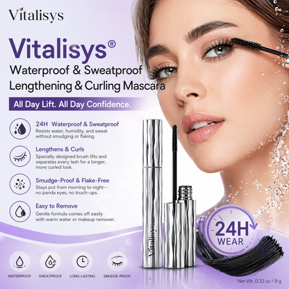 💎Day Sale 50% OFF🎉Vitalisys®Waterproof & Sweatproof Lengthening & Curling Mascara🔥2026 Hot Sale🔥