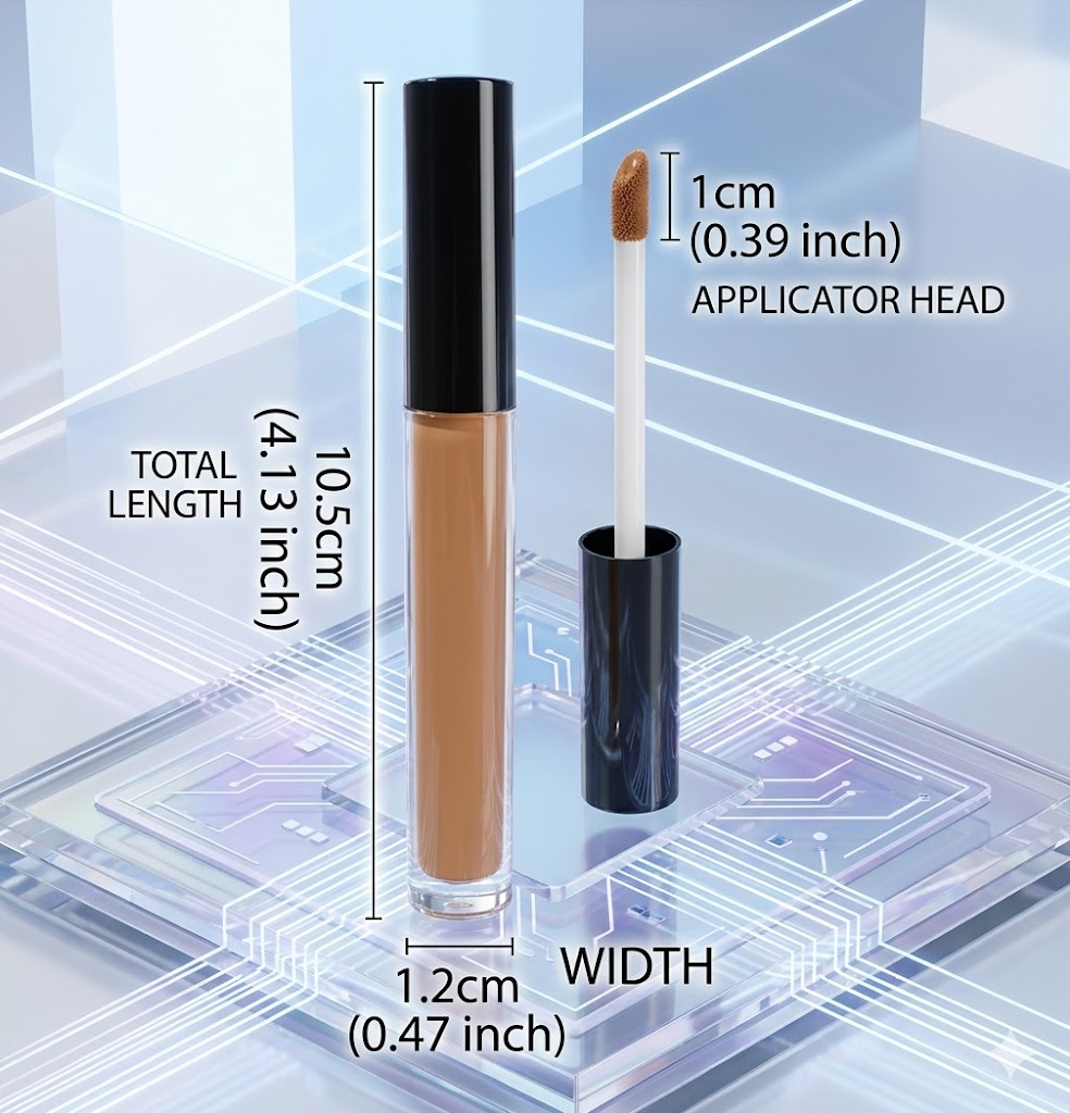 Matte High Coverage Concealer for Flawless Skin - 24H Oil Control & Waterproof Moisturizing Liquid Base - Professional Face Makeup for All Skin Types