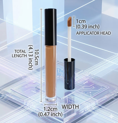 Matte High Coverage Concealer for Flawless Skin - 24H Oil Control & Waterproof Moisturizing Liquid Base - Professional Face Makeup for All Skin Types