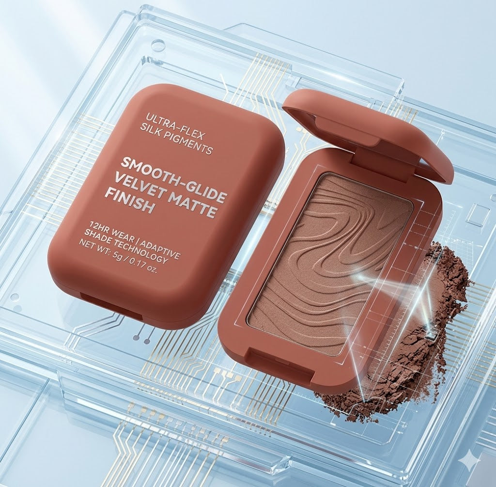 Natural Sun-Kissed Face Bronzer & Contour Stick - Easy-to-Blend Matte Shading Makeup for All Skin Tones