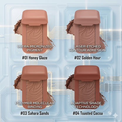 Natural Sun-Kissed Face Bronzer & Contour Stick - Easy-to-Blend Matte Shading Makeup for All Skin Tones