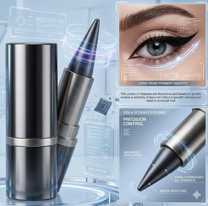 Quick-drying Matte Gel Eyeliner - All Day Smudge-proof & Waterproof Eye Liner for Bold Look