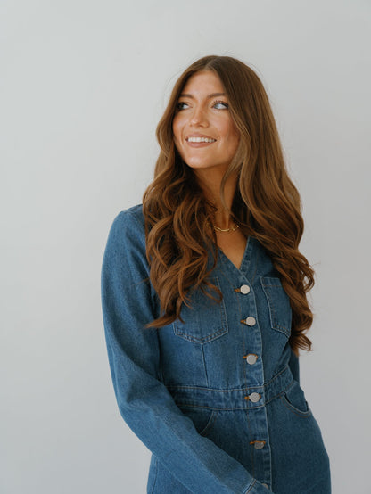 Simone Denim Kjole - SLUTTSALG